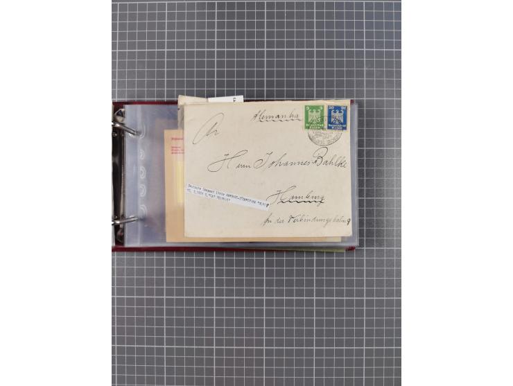 1891/1935 (ca.), umfangreiche Sammlung “DSP LINIE HAMBURG-SÜDAMERIKA I-LV” mit ca. 470 Briefen, Karten und GSK sowie wenigen 