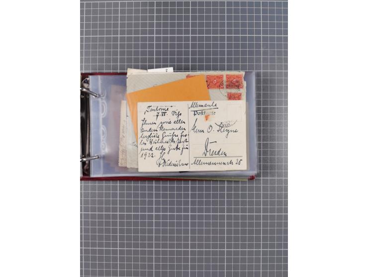 1891/1935 (ca.), umfangreiche Sammlung “DSP LINIE HAMBURG-SÜDAMERIKA I-LV” mit ca. 470 Briefen, Karten und GSK sowie wenigen 