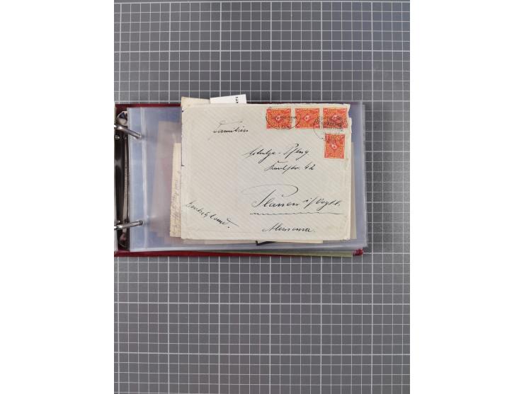 1891/1935 (ca.), umfangreiche Sammlung “DSP LINIE HAMBURG-SÜDAMERIKA I-LV” mit ca. 470 Briefen, Karten und GSK sowie wenigen 