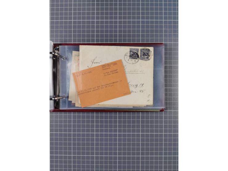 1891/1935 (ca.), umfangreiche Sammlung “DSP LINIE HAMBURG-SÜDAMERIKA I-LV” mit ca. 470 Briefen, Karten und GSK sowie wenigen 