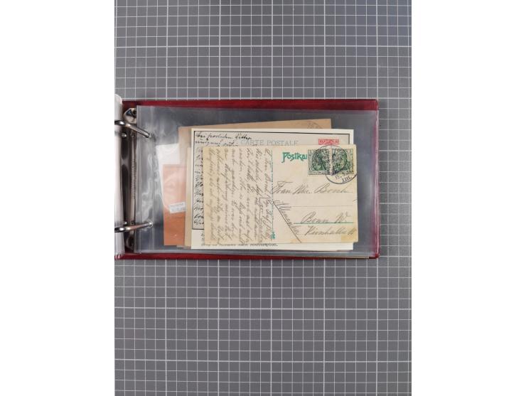 1891/1935 (ca.), umfangreiche Sammlung “DSP LINIE HAMBURG-SÜDAMERIKA I-LV” mit ca. 470 Briefen, Karten und GSK sowie wenigen 