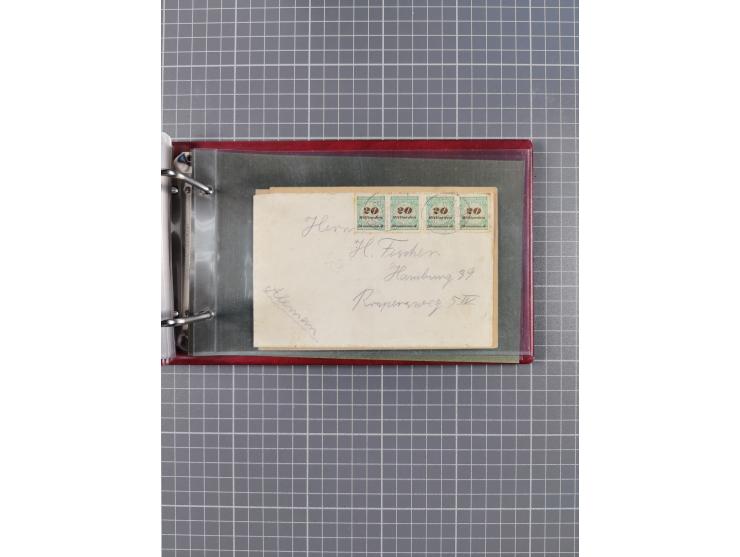 1891/1935 (ca.), umfangreiche Sammlung “DSP LINIE HAMBURG-SÜDAMERIKA I-LV” mit ca. 470 Briefen, Karten und GSK sowie wenigen 