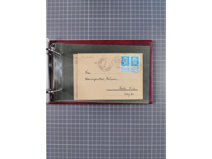 1891/1935 (ca.), umfangreiche Sammlung “DSP LINIE HAMBURG-SÜDAMERIKA I-LV” mit ca. 470 Briefen, Karten und GSK sowie wenigen 