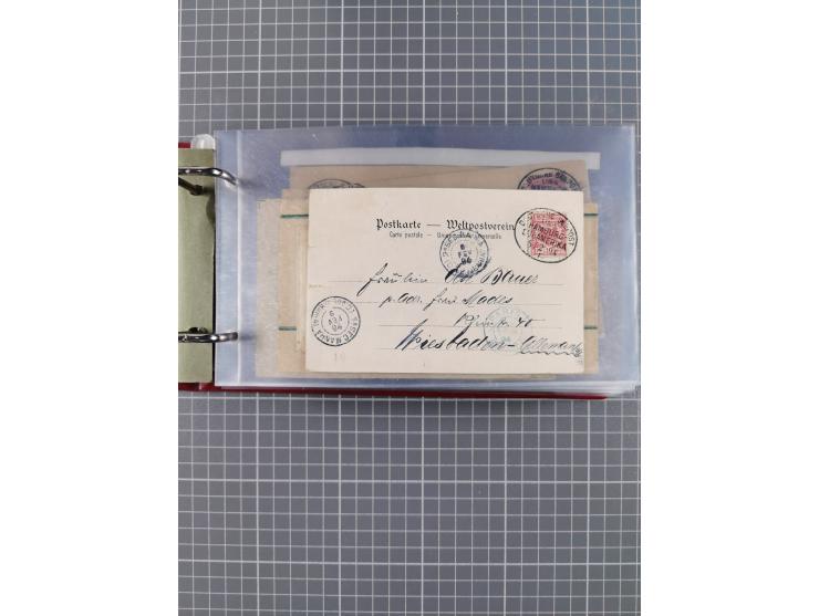 1891/1935 (ca.), umfangreiche Sammlung “DSP LINIE HAMBURG-SÜDAMERIKA I-LV” mit ca. 470 Briefen, Karten und GSK sowie wenigen 