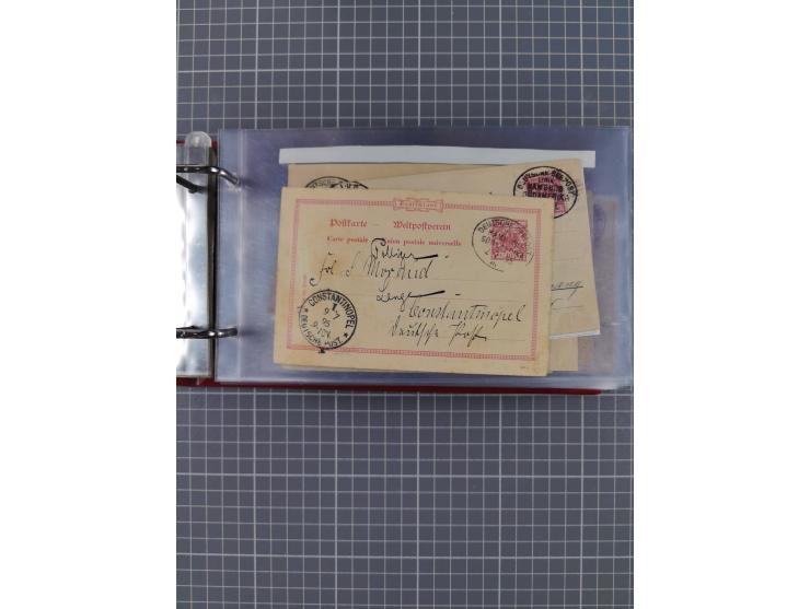 1891/1935 (ca.), umfangreiche Sammlung “DSP LINIE HAMBURG-SÜDAMERIKA I-LV” mit ca. 470 Briefen, Karten und GSK sowie wenigen 