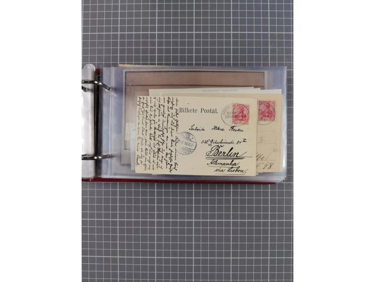 1891/1935 (ca.), umfangreiche Sammlung “DSP LINIE HAMBURG-SÜDAMERIKA I-LV” mit ca. 470 Briefen, Karten und GSK sowie wenigen 