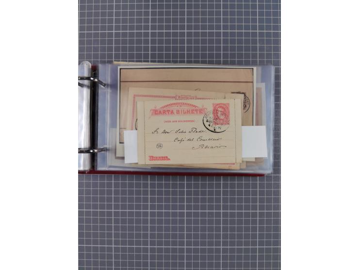 1891/1935 (ca.), umfangreiche Sammlung “DSP LINIE HAMBURG-SÜDAMERIKA I-LV” mit ca. 470 Briefen, Karten und GSK sowie wenigen 