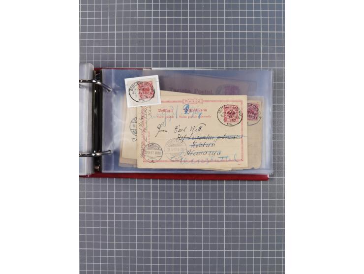 1891/1935 (ca.), umfangreiche Sammlung “DSP LINIE HAMBURG-SÜDAMERIKA I-LV” mit ca. 470 Briefen, Karten und GSK sowie wenigen 