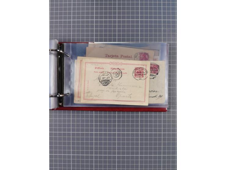 1891/1935 (ca.), umfangreiche Sammlung “DSP LINIE HAMBURG-SÜDAMERIKA I-LV” mit ca. 470 Briefen, Karten und GSK sowie wenigen 