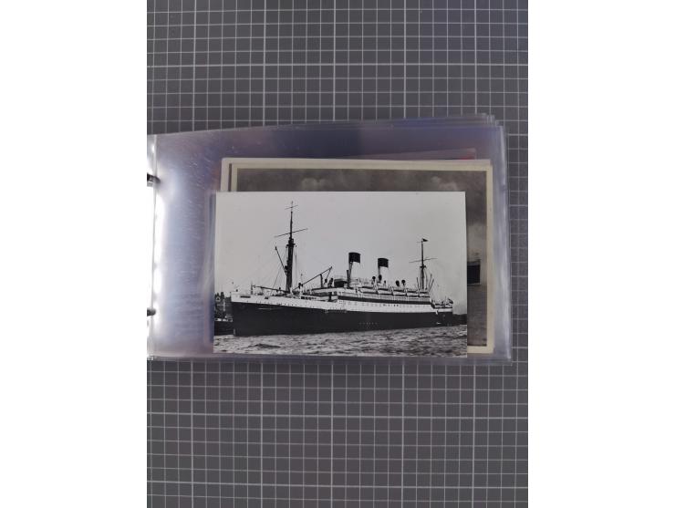 1925/35, kleine Sammlung Flaggenstempel “DSP HAMBURG-SÜDAMERIKA” mit ca. 90 Briefen, Karten und GSK, dabei u.a. zwei R-Briefe