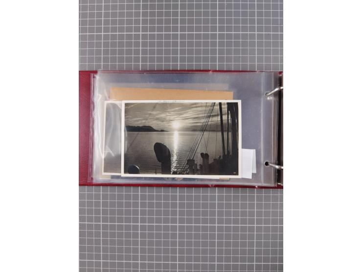 1925/35, kleine Sammlung Flaggenstempel “DSP HAMBURG-SÜDAMERIKA” mit ca. 90 Briefen, Karten und GSK, dabei u.a. zwei R-Briefe