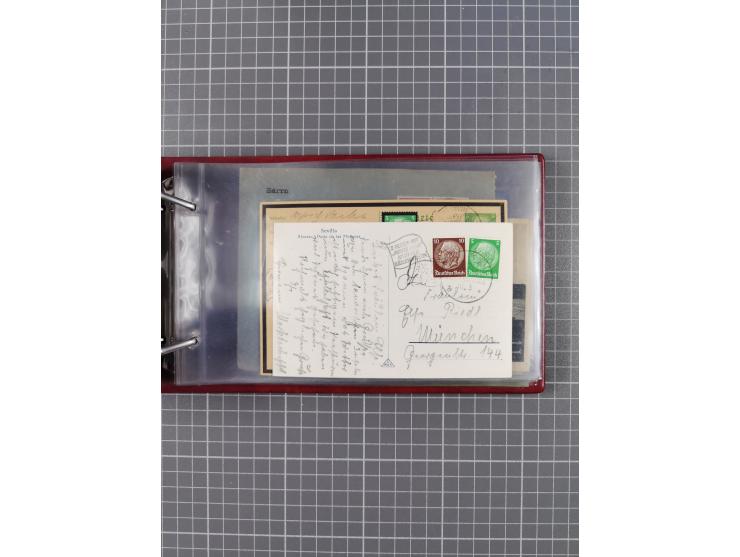 1925/35, kleine Sammlung Flaggenstempel “DSP HAMBURG-SÜDAMERIKA” mit ca. 90 Briefen, Karten und GSK, dabei u.a. zwei R-Briefe