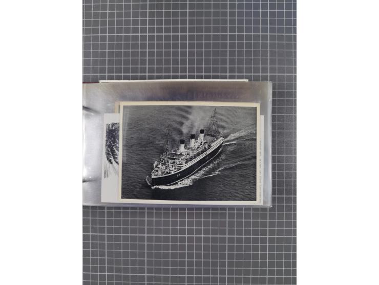 1925/35, kleine Sammlung Flaggenstempel “DSP HAMBURG-SÜDAMERIKA” mit ca. 90 Briefen, Karten und GSK, dabei u.a. zwei R-Briefe