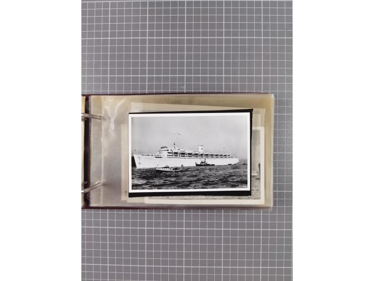 1934/39, Sammlung “Kraft durch Freude” mit ca. 240 Briefen, Karten und GSK inkl. Stempel des "LLOYD BREMEN", dazu Fotos, Schi