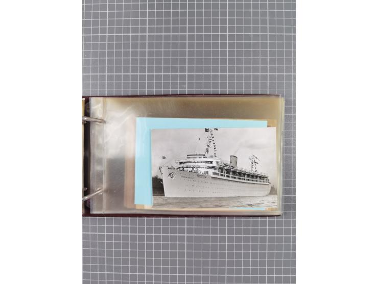 1934/39, Sammlung “Kraft durch Freude” mit ca. 240 Briefen, Karten und GSK inkl. Stempel des "LLOYD BREMEN", dazu Fotos, Schi