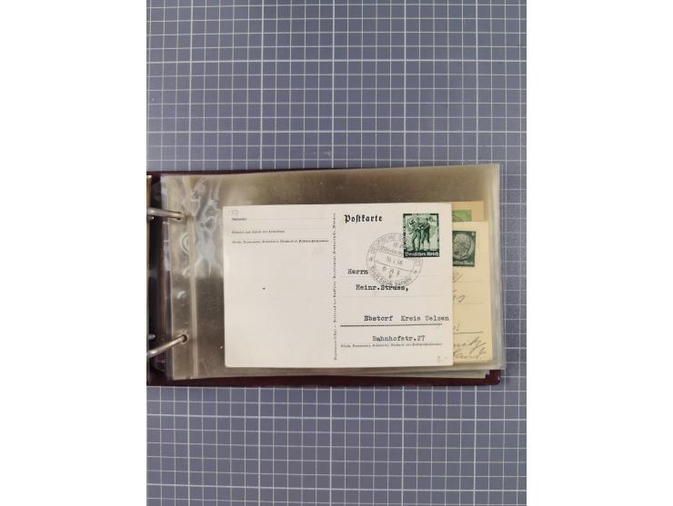 1934/39, Sammlung “Kraft durch Freude” mit ca. 240 Briefen, Karten und GSK inkl. Stempel des "LLOYD BREMEN", dazu Fotos, Schi