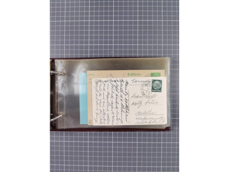 1934/39, Sammlung “Kraft durch Freude” mit ca. 240 Briefen, Karten und GSK inkl. Stempel des "LLOYD BREMEN", dazu Fotos, Schi