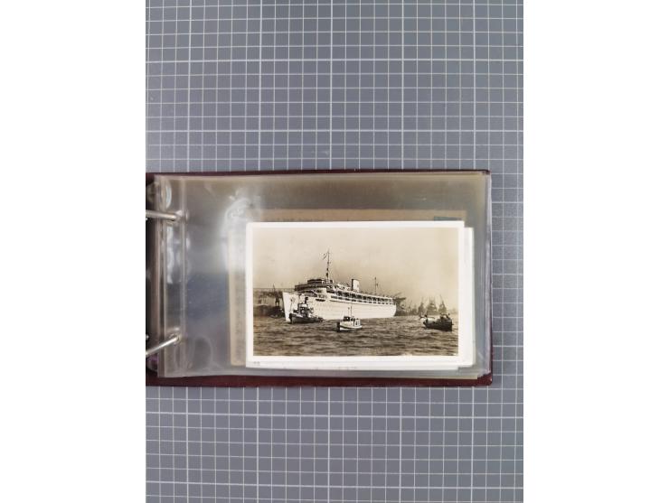 1934/39, Sammlung “Kraft durch Freude” mit ca. 240 Briefen, Karten und GSK inkl. Stempel des "LLOYD BREMEN", dazu Fotos, Schi