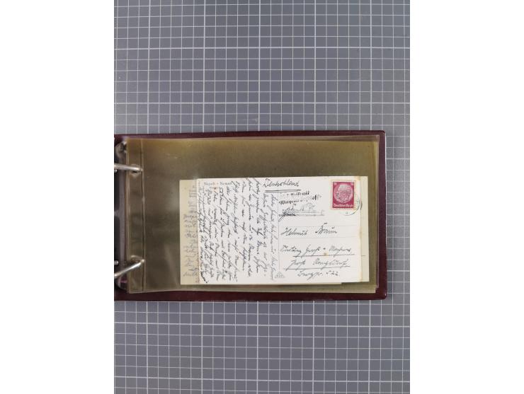 1934/39, Sammlung “Kraft durch Freude” mit ca. 240 Briefen, Karten und GSK inkl. Stempel des "LLOYD BREMEN", dazu Fotos, Schi