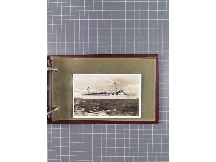 1934/39, Sammlung “Kraft durch Freude” mit ca. 240 Briefen, Karten und GSK inkl. Stempel des "LLOYD BREMEN", dazu Fotos, Schi