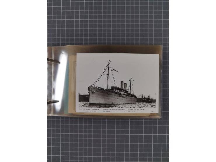 1934/39, Sammlung “Kraft durch Freude” mit ca. 240 Briefen, Karten und GSK inkl. Stempel des "LLOYD BREMEN", dazu Fotos, Schi