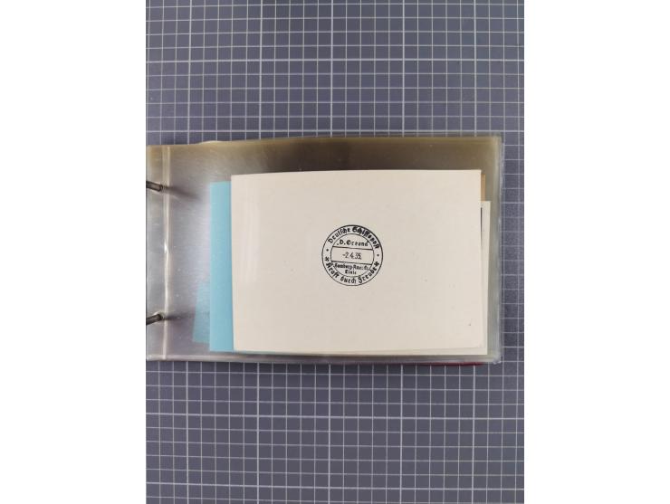 1934/39, Sammlung “Kraft durch Freude” mit ca. 240 Briefen, Karten und GSK inkl. Stempel des "LLOYD BREMEN", dazu Fotos, Schi