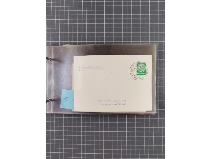 1934/39, Sammlung “Kraft durch Freude” mit ca. 240 Briefen, Karten und GSK inkl. Stempel des "LLOYD BREMEN", dazu Fotos, Schi