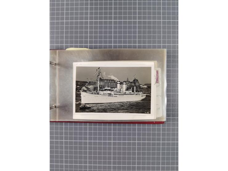 1934/39, Sammlung “Kraft durch Freude” mit ca. 240 Briefen, Karten und GSK inkl. Stempel des "LLOYD BREMEN", dazu Fotos, Schi