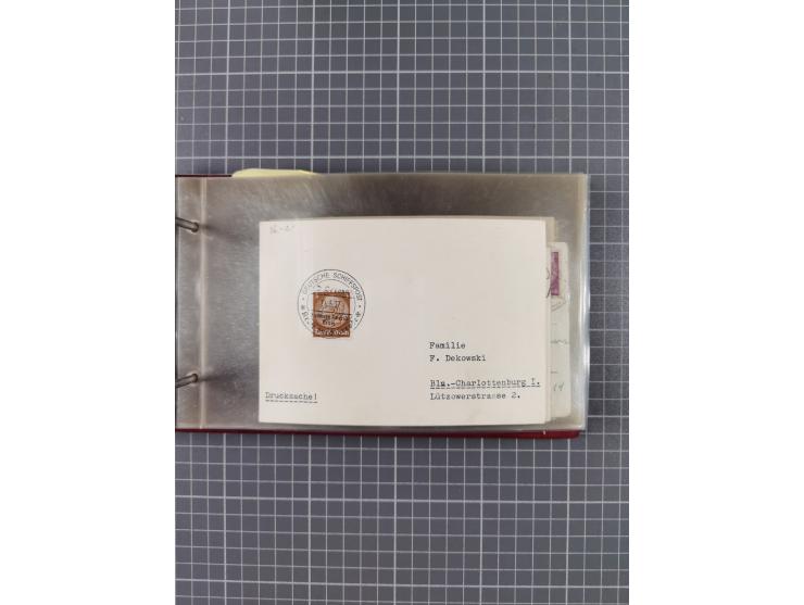 1934/39, Sammlung “Kraft durch Freude” mit ca. 240 Briefen, Karten und GSK inkl. Stempel des "LLOYD BREMEN", dazu Fotos, Schi