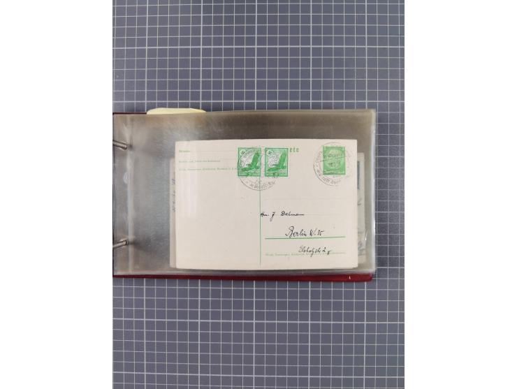 1934/39, Sammlung “Kraft durch Freude” mit ca. 240 Briefen, Karten und GSK inkl. Stempel des "LLOYD BREMEN", dazu Fotos, Schi