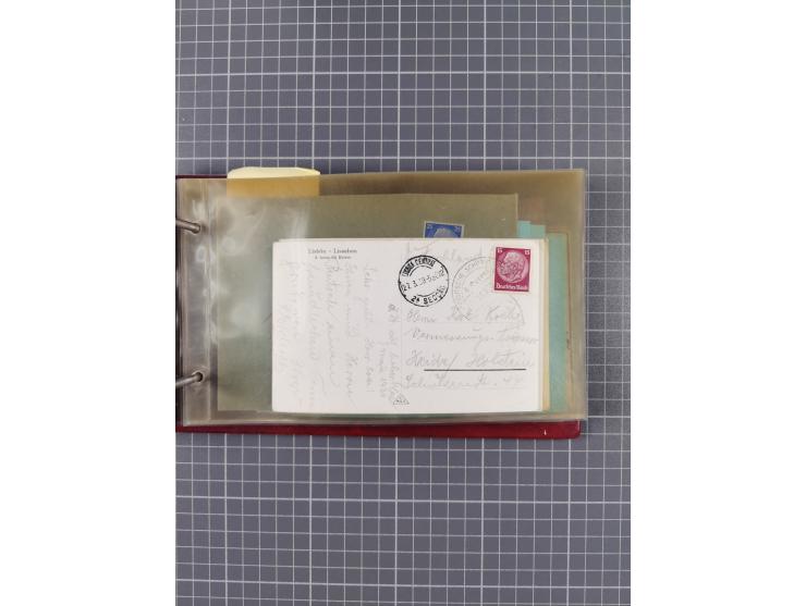 1934/39, Sammlung “Kraft durch Freude” mit ca. 240 Briefen, Karten und GSK inkl. Stempel des "LLOYD BREMEN", dazu Fotos, Schi