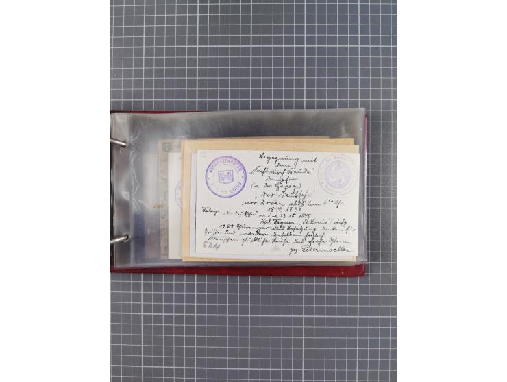 1934/39, Sammlung “Kraft durch Freude” mit ca. 240 Briefen, Karten und GSK inkl. Stempel des "LLOYD BREMEN", dazu Fotos, Schi