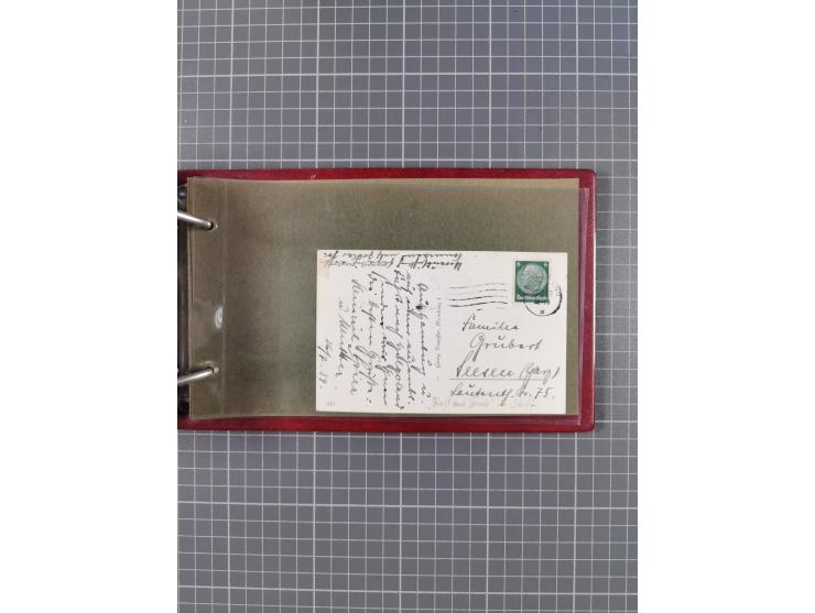 1934/39, Sammlung “Kraft durch Freude” mit ca. 240 Briefen, Karten und GSK inkl. Stempel des "LLOYD BREMEN", dazu Fotos, Schi