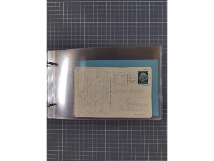 1934/39, Sammlung “Kraft durch Freude” mit ca. 240 Briefen, Karten und GSK inkl. Stempel des "LLOYD BREMEN", dazu Fotos, Schi