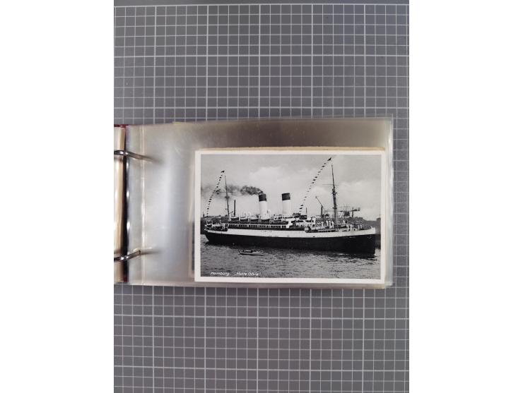 1934/39, Sammlung “Kraft durch Freude” mit ca. 240 Briefen, Karten und GSK inkl. Stempel des "LLOYD BREMEN", dazu Fotos, Schi