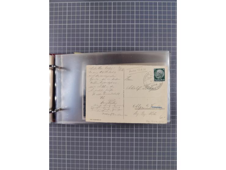 1934/39, Sammlung “Kraft durch Freude” mit ca. 240 Briefen, Karten und GSK inkl. Stempel des "LLOYD BREMEN", dazu Fotos, Schi