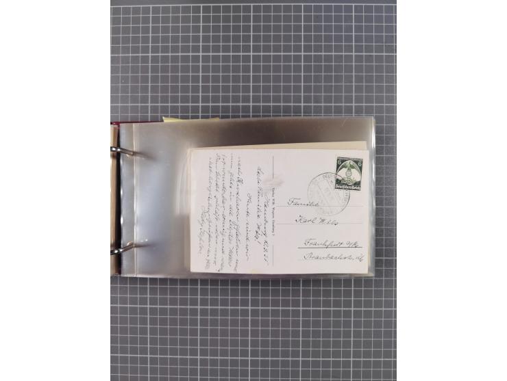 1934/39, Sammlung “Kraft durch Freude” mit ca. 240 Briefen, Karten und GSK inkl. Stempel des "LLOYD BREMEN", dazu Fotos, Schi