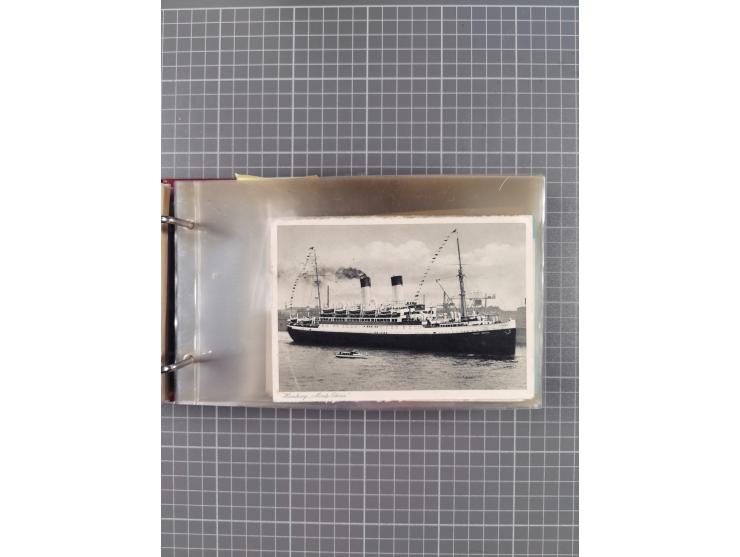 1934/39, Sammlung “Kraft durch Freude” mit ca. 240 Briefen, Karten und GSK inkl. Stempel des "LLOYD BREMEN", dazu Fotos, Schi