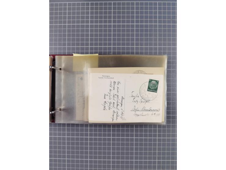 1934/39, Sammlung “Kraft durch Freude” mit ca. 240 Briefen, Karten und GSK inkl. Stempel des "LLOYD BREMEN", dazu Fotos, Schi