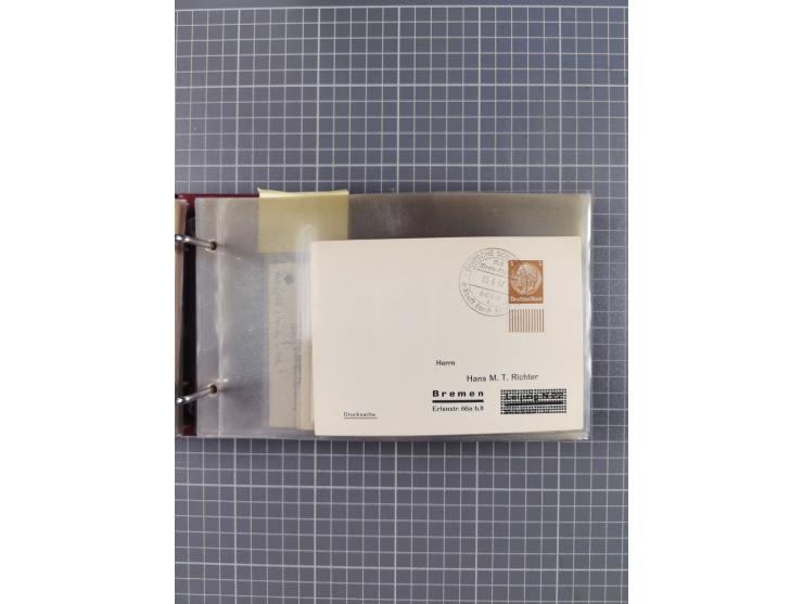 1934/39, Sammlung “Kraft durch Freude” mit ca. 240 Briefen, Karten und GSK inkl. Stempel des "LLOYD BREMEN", dazu Fotos, Schi