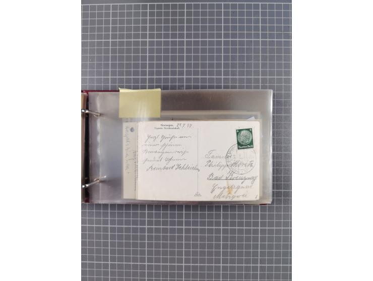 1934/39, Sammlung “Kraft durch Freude” mit ca. 240 Briefen, Karten und GSK inkl. Stempel des "LLOYD BREMEN", dazu Fotos, Schi
