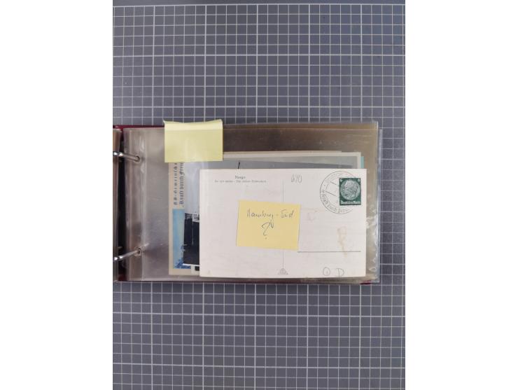 1934/39, Sammlung “Kraft durch Freude” mit ca. 240 Briefen, Karten und GSK inkl. Stempel des "LLOYD BREMEN", dazu Fotos, Schi