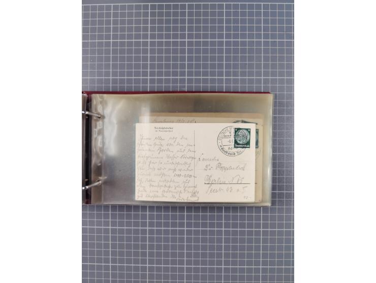1934/39, Sammlung “Kraft durch Freude” mit ca. 240 Briefen, Karten und GSK inkl. Stempel des "LLOYD BREMEN", dazu Fotos, Schi