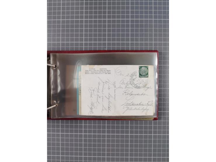1934/39, Sammlung “Kraft durch Freude” mit ca. 240 Briefen, Karten und GSK inkl. Stempel des "LLOYD BREMEN", dazu Fotos, Schi