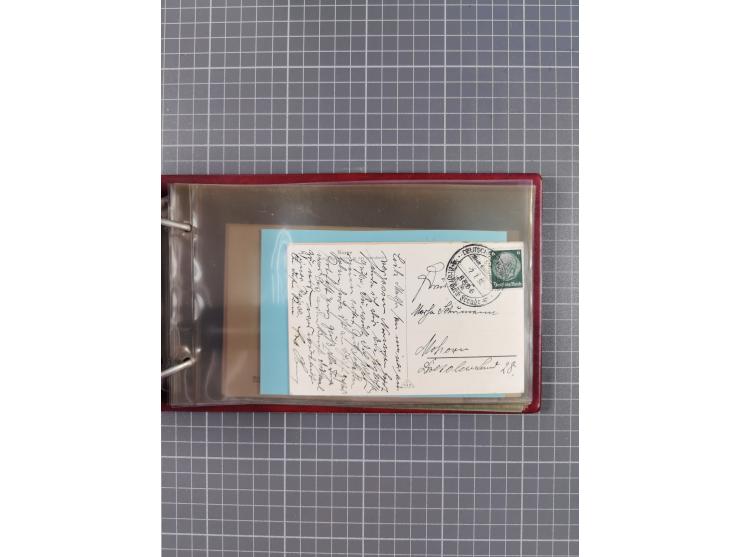 1934/39, Sammlung “Kraft durch Freude” mit ca. 240 Briefen, Karten und GSK inkl. Stempel des "LLOYD BREMEN", dazu Fotos, Schi