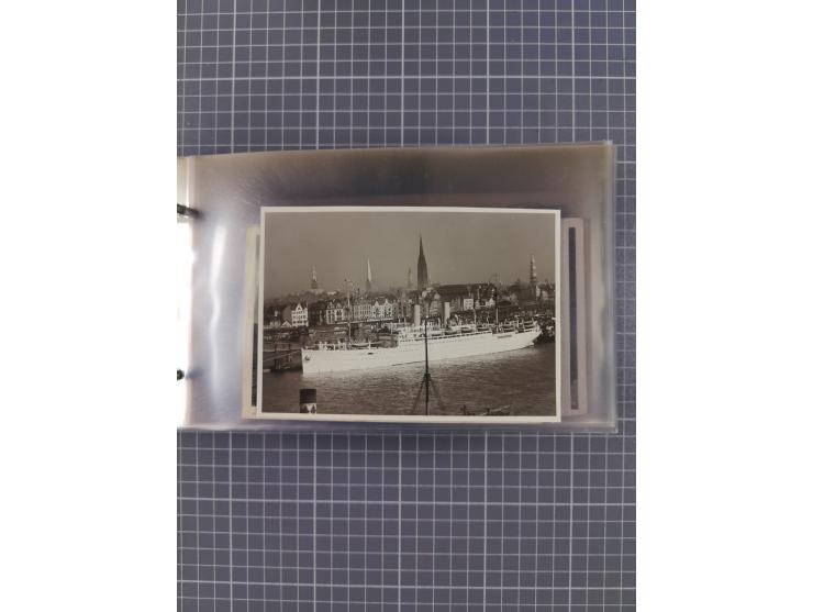 1934/39, Sammlung “Kraft durch Freude” mit ca. 240 Briefen, Karten und GSK inkl. Stempel des "LLOYD BREMEN", dazu Fotos, Schi