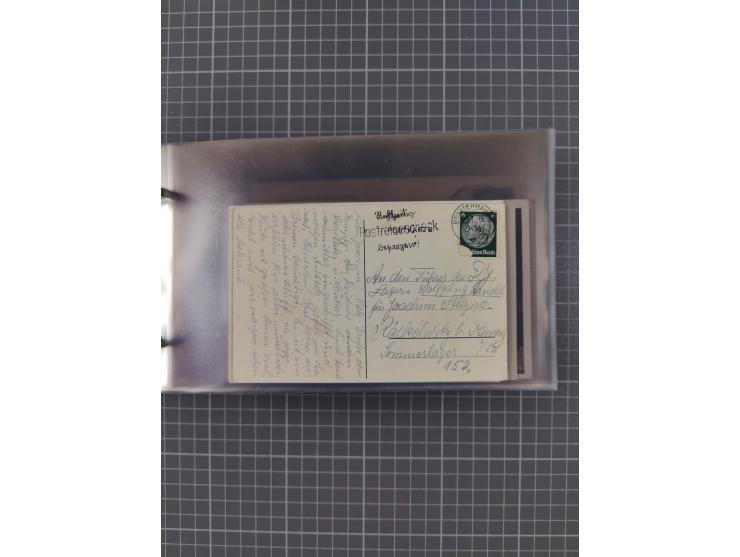 1934/39, Sammlung “Kraft durch Freude” mit ca. 240 Briefen, Karten und GSK inkl. Stempel des "LLOYD BREMEN", dazu Fotos, Schi