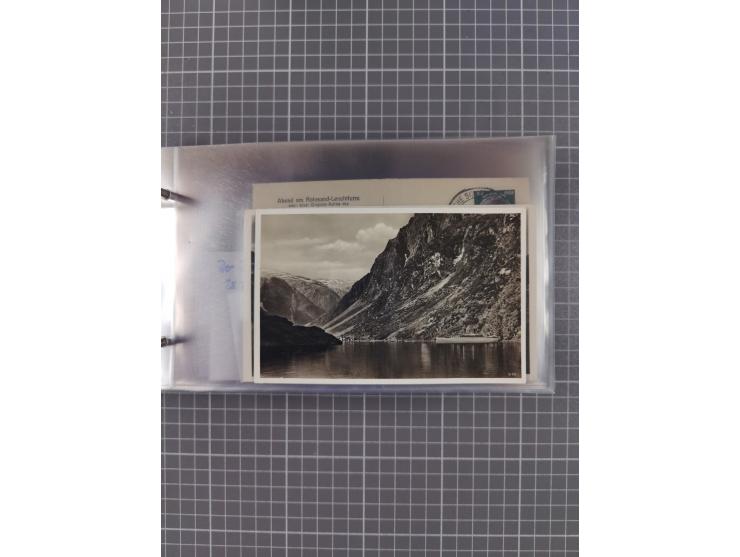 1934/39, Sammlung “Kraft durch Freude” mit ca. 240 Briefen, Karten und GSK inkl. Stempel des "LLOYD BREMEN", dazu Fotos, Schi