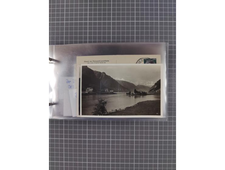 1934/39, Sammlung “Kraft durch Freude” mit ca. 240 Briefen, Karten und GSK inkl. Stempel des "LLOYD BREMEN", dazu Fotos, Schi