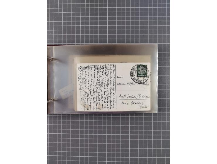 1934/39, Sammlung “Kraft durch Freude” mit ca. 240 Briefen, Karten und GSK inkl. Stempel des "LLOYD BREMEN", dazu Fotos, Schi